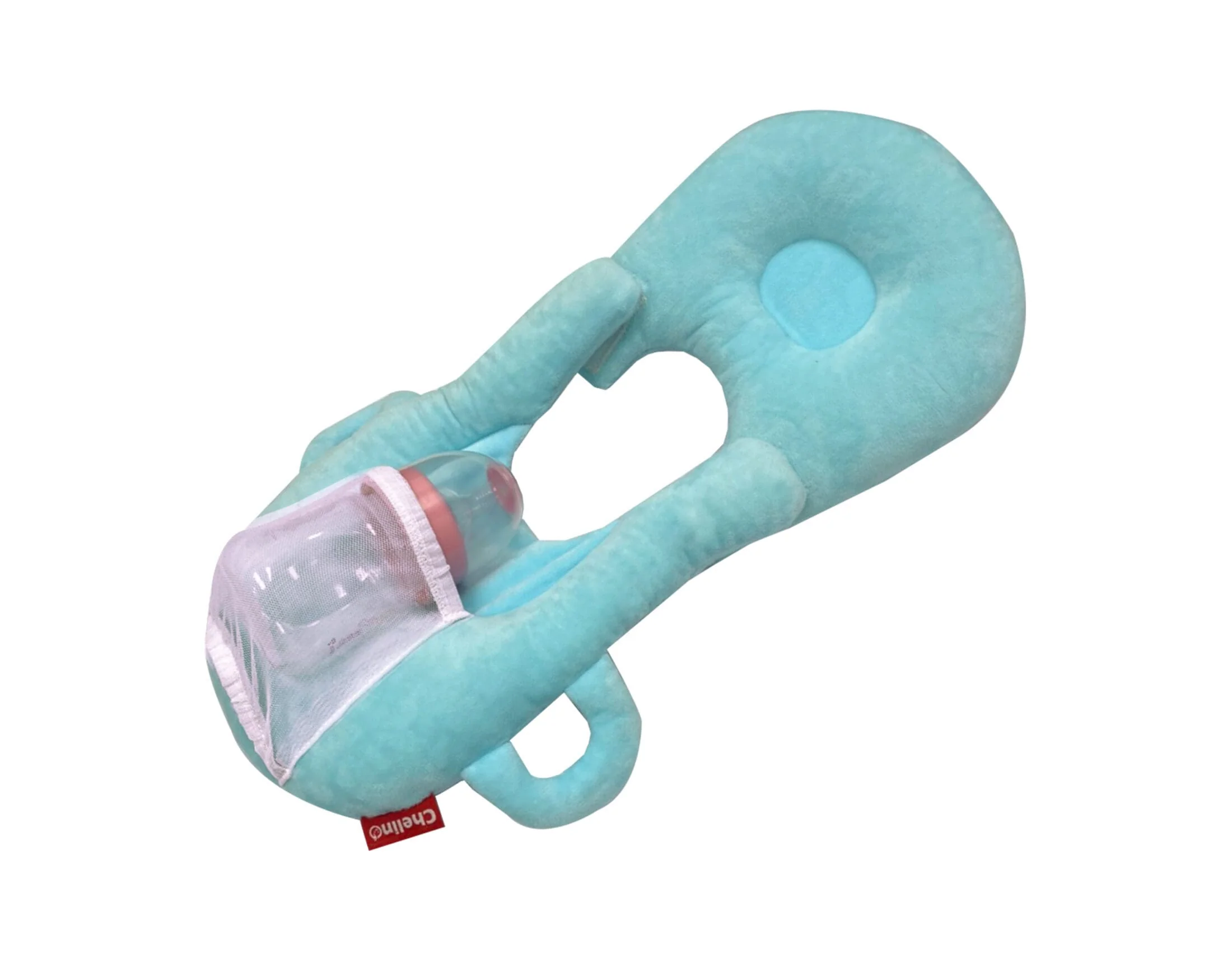2 IN 1 Baby Feeding Support Pillow Blue - Image 5