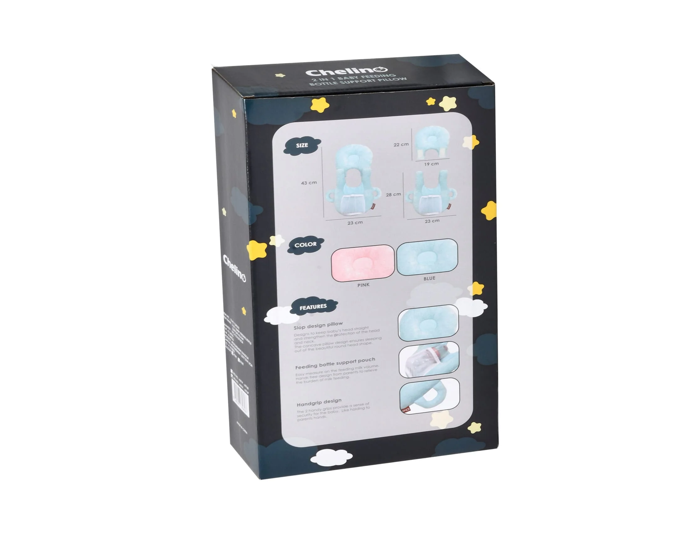 2 IN 1 Baby Feeding Support Pillow Pink - Image 6