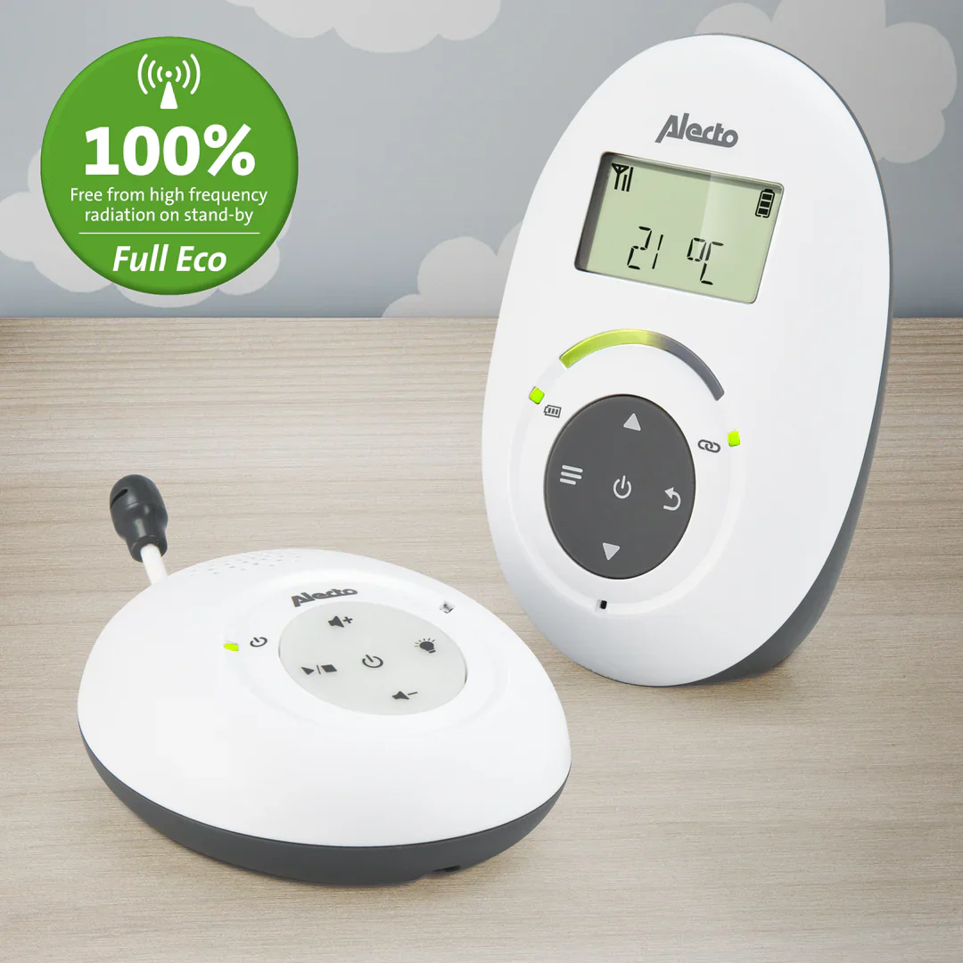 Alecto DBX-125 - Full Eco DECT baby monitor, white/anthracite - Image 9