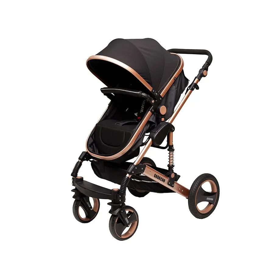 Bee Black & Gold Stroller - Image 11