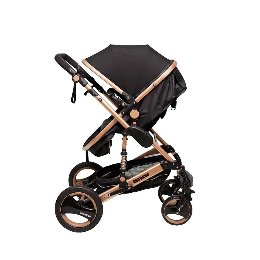 Bee Black & Gold Stroller - Image 13