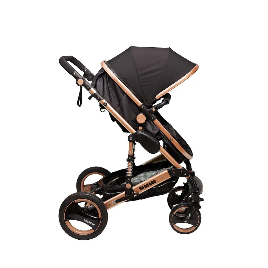 Bee Black & Gold Stroller - Image 14