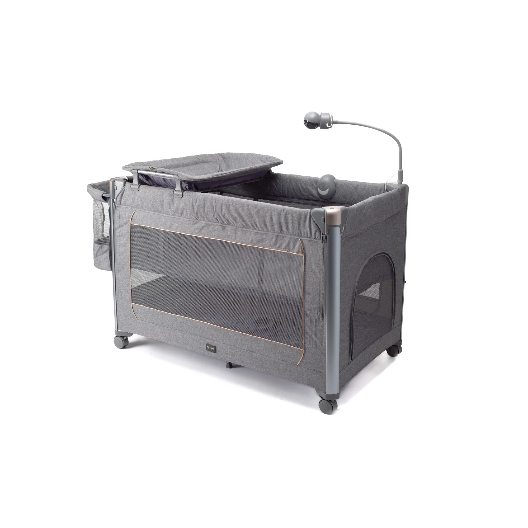 Cuddle Me Lux 2 in 1 Camp Cot with Baby Monitor - Image 5