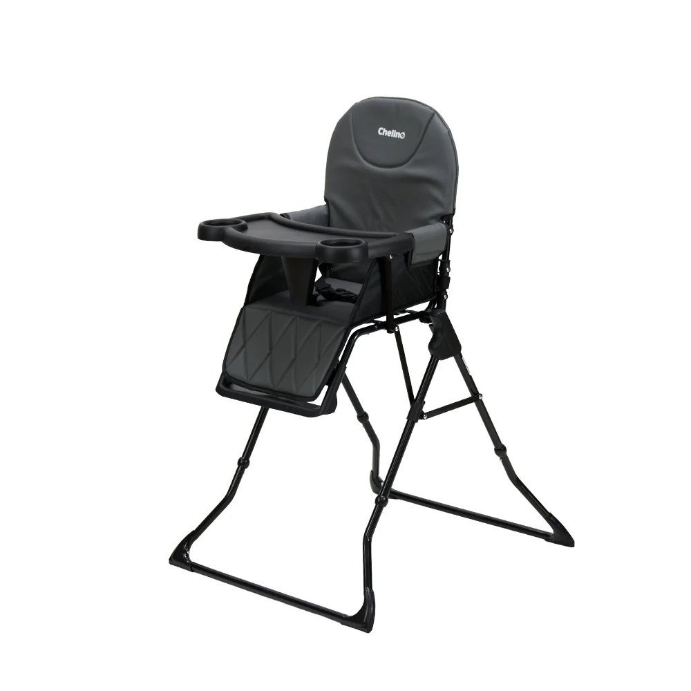 Easy Fold High Chair - Dark Grey - Image 3