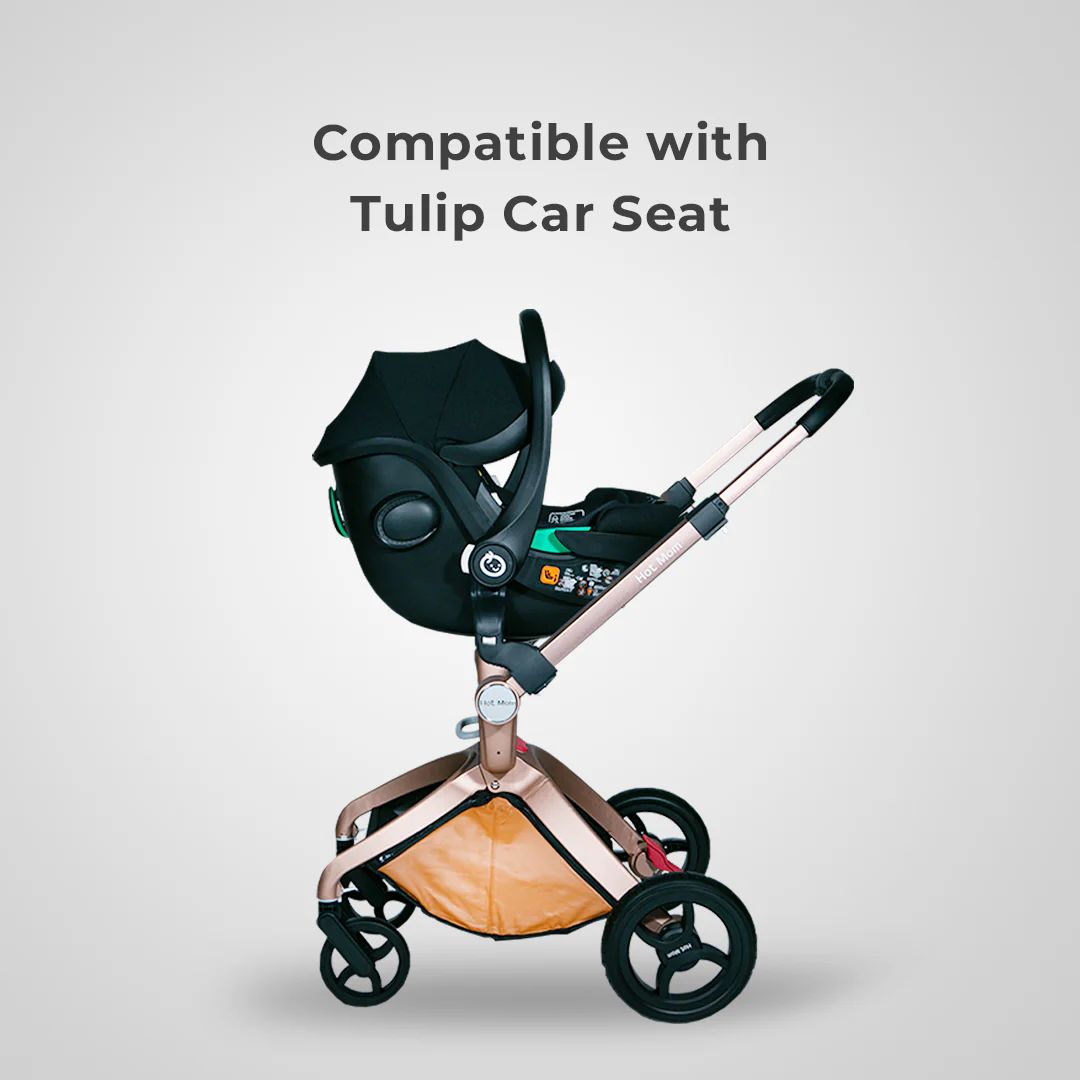 HotMom Cocoon White Stroller - Image 15