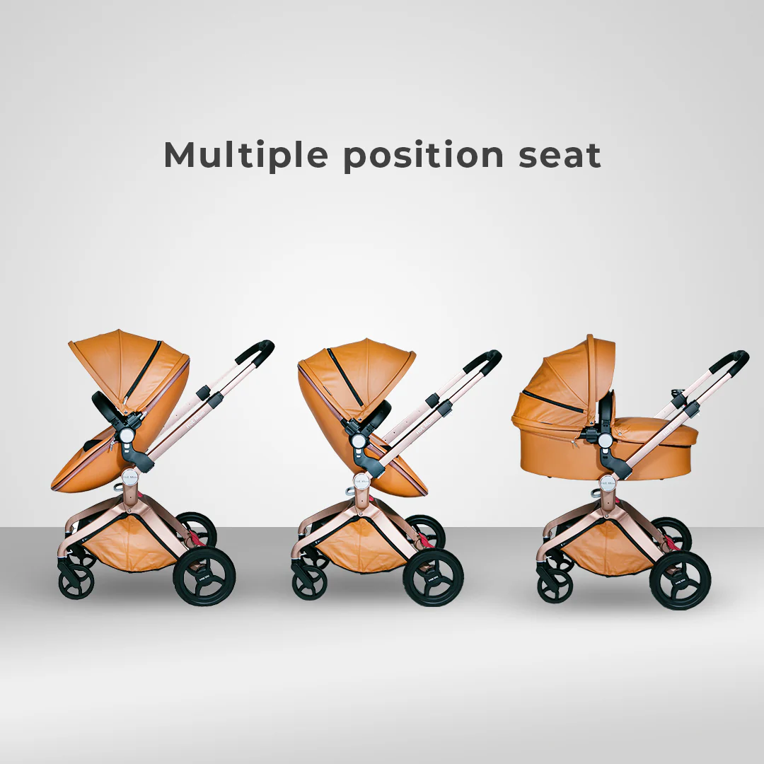 HotMom Cocoon White Stroller - Image 11