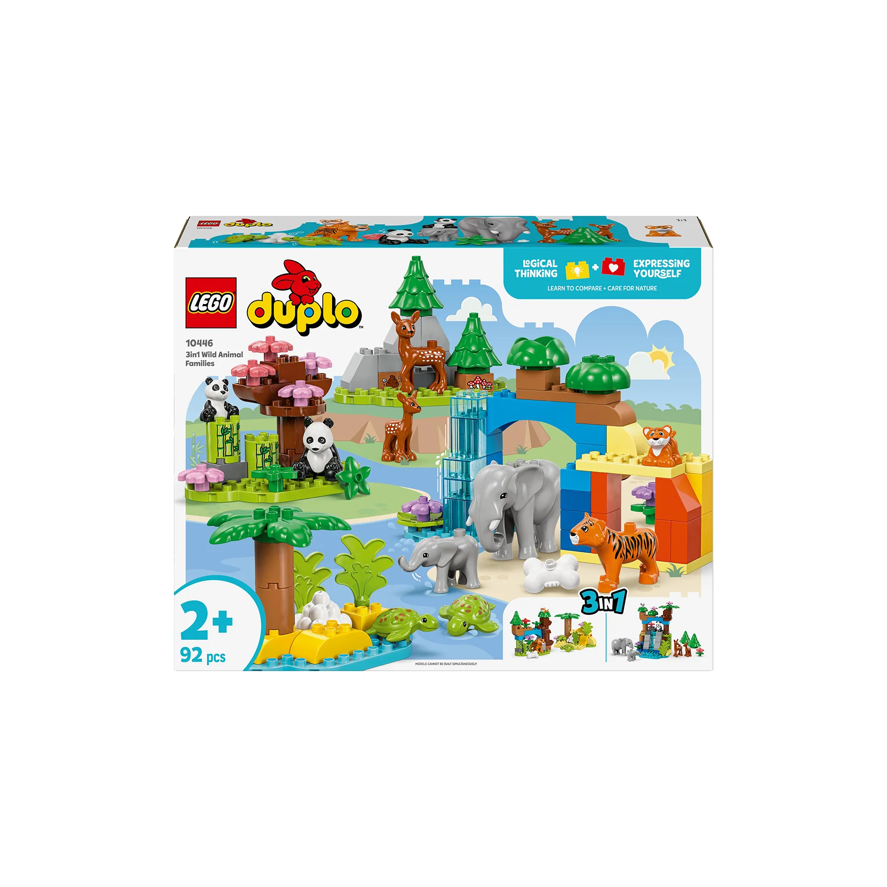 LEGO Duplo 3 in 1 Wild Animal Families - 10446 - Image 3