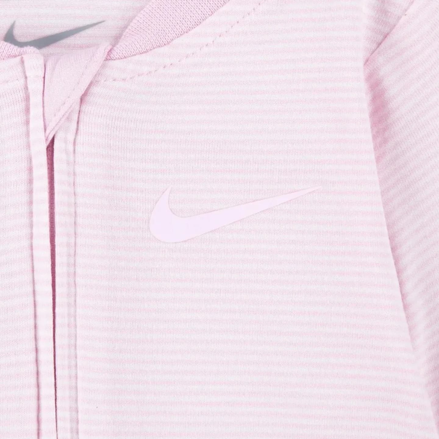 Nike Striped Footed Coverall - Pink Foam - Image 3