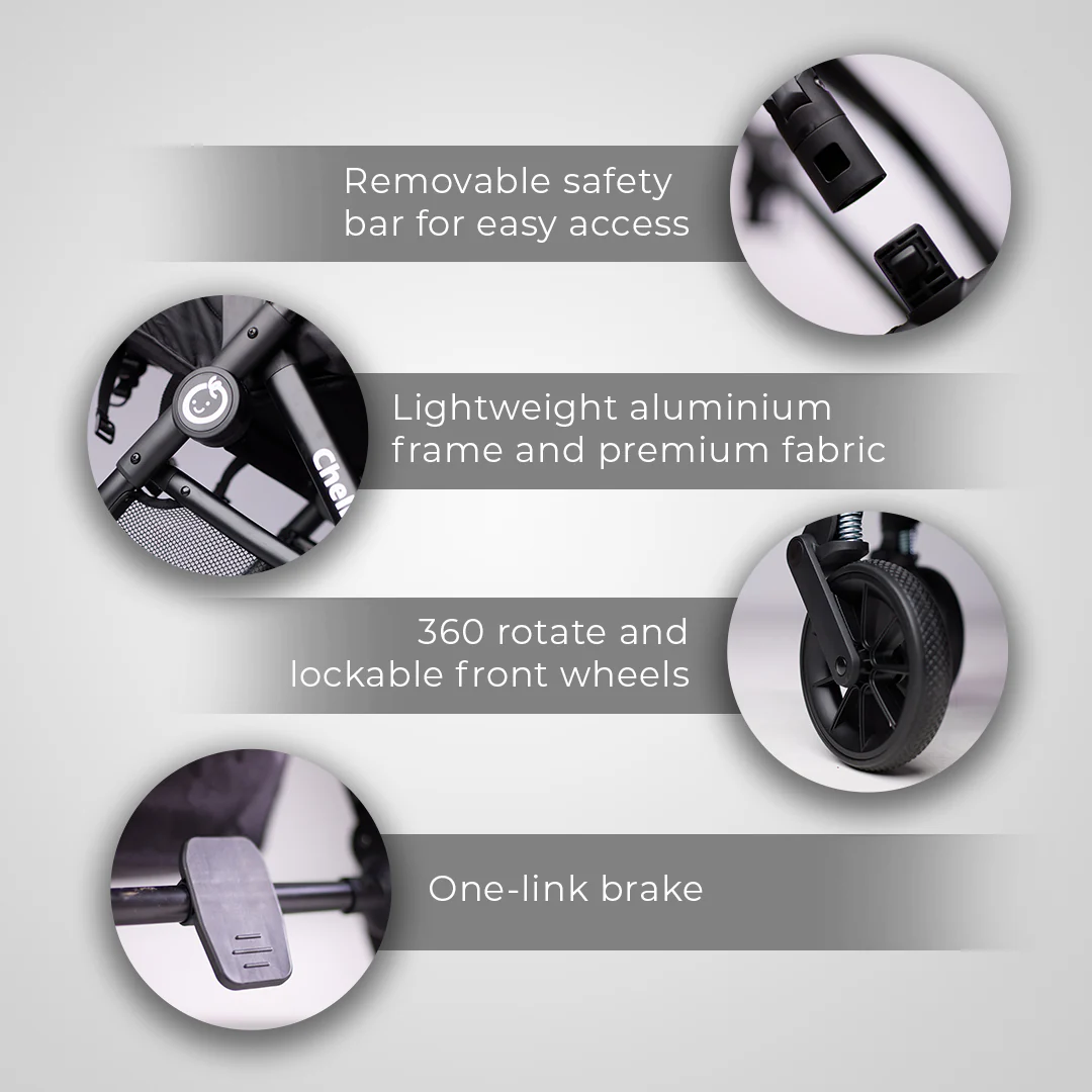 Onida Flex II Black Travel System - Image 6