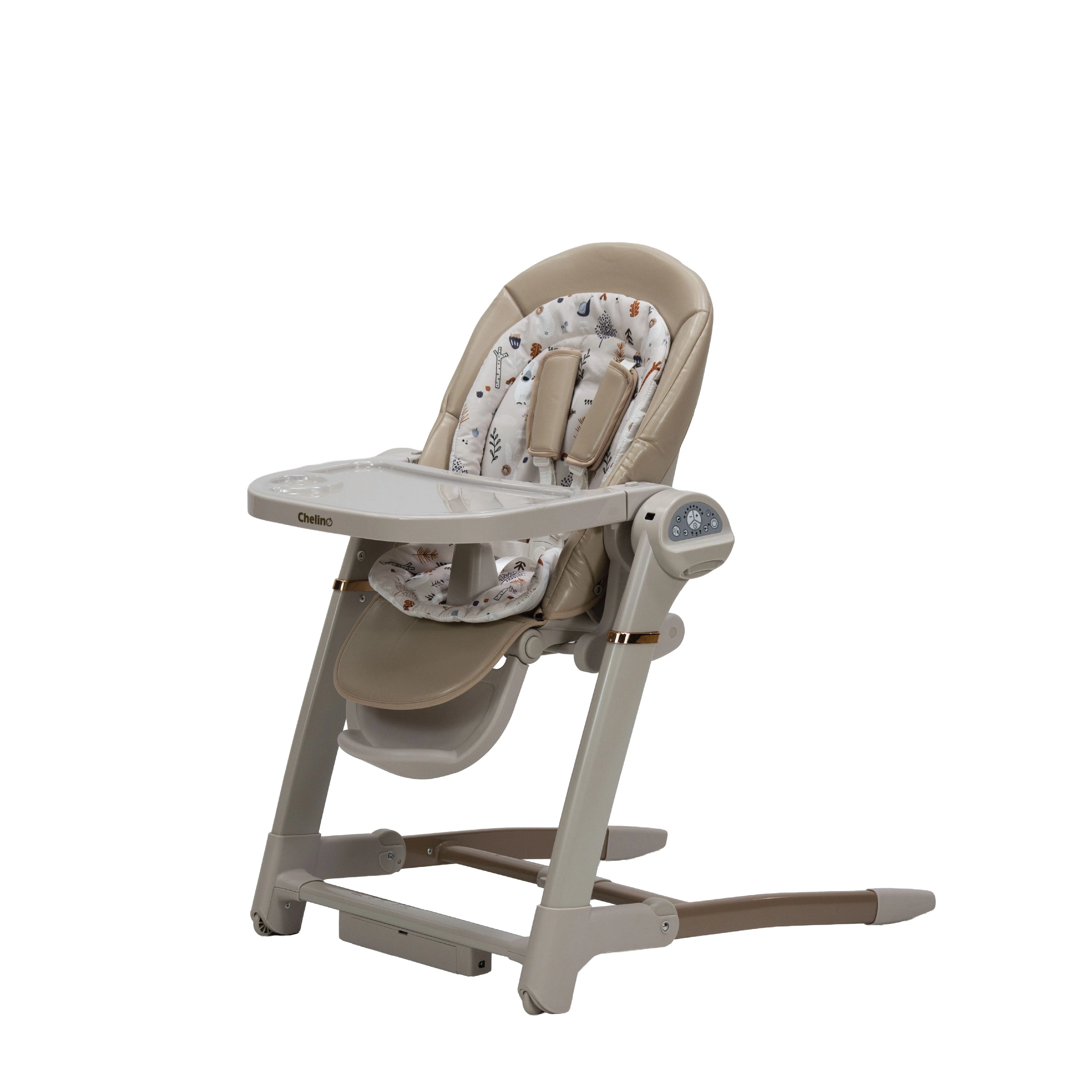 Royal 3 in 1 Swing and High Chair - Beige - Image 11
