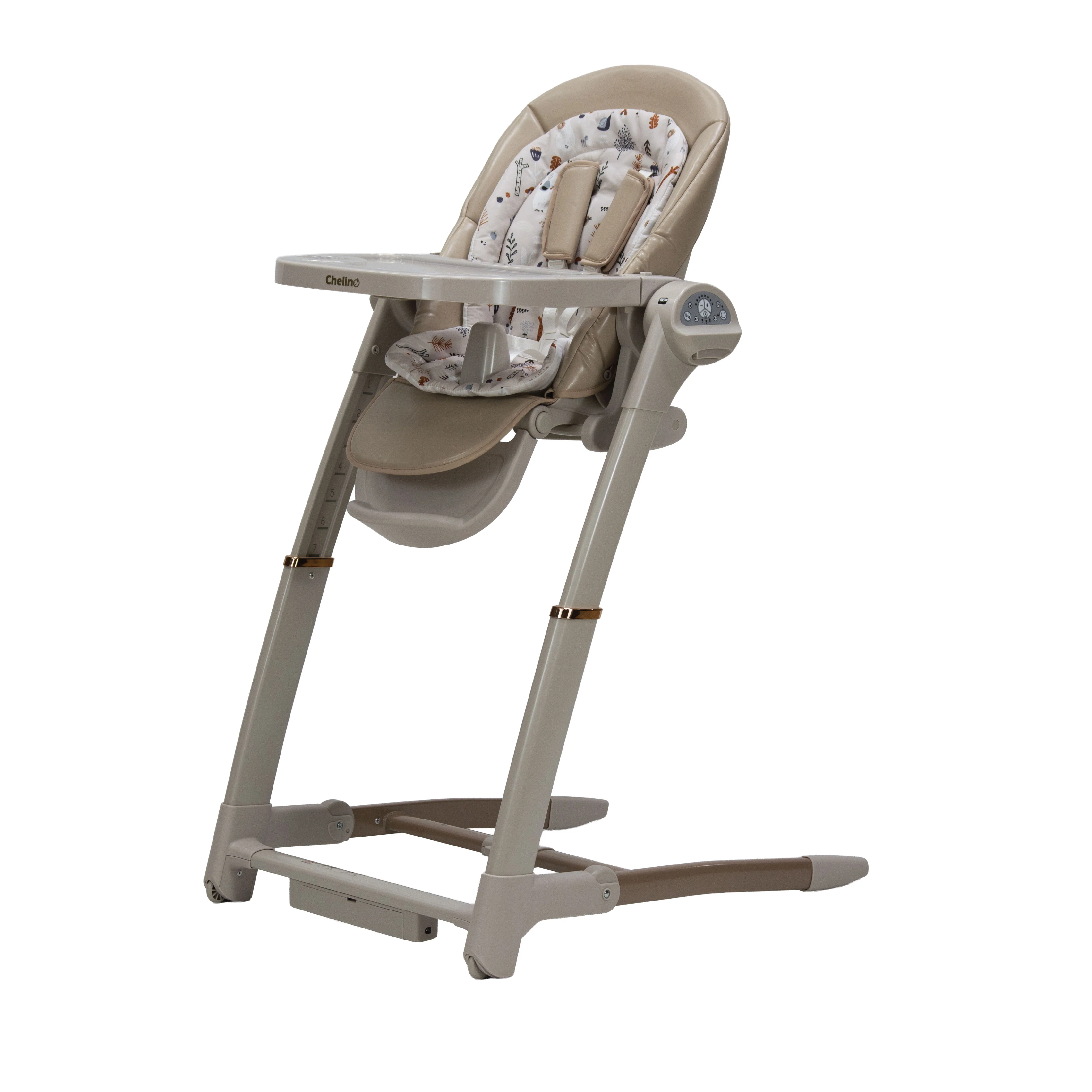 Royal 3 in 1 Swing and High Chair - Beige - Image 12