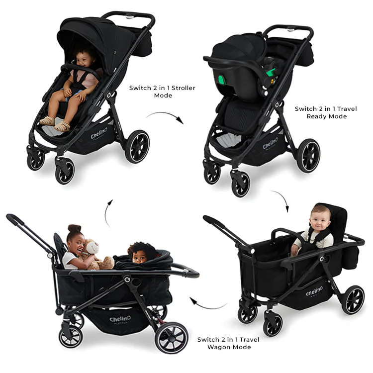 Switch 2 IN 1 Wagon Travel System - Image 7